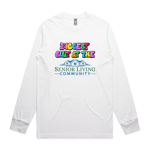 Senior Living Tee by Lonely Kids Club. All clothing from our T-shirts to our shorts and hoodies are ethically made, and printed packed and shipped from Sydney.