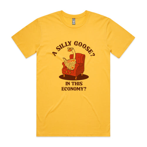 Sensible Goose Tee by Lonely Kids Club. All clothing from our T-shirts to our shorts and hoodies are ethically made, and printed packed and shipped from Sydney.