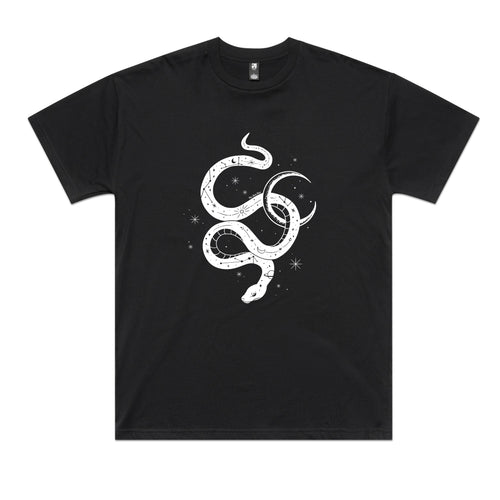 Serpent Tee by Lonely Kids Club. All clothing from our T-shirts to our shorts and hoodies are ethically made, and printed packed and shipped from Sydney.