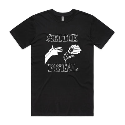 Settle Petal Tee by Lonely Kids Club. All clothing from our T-shirts to our shorts and hoodies are ethically made, and printed packed and shipped from Sydney.