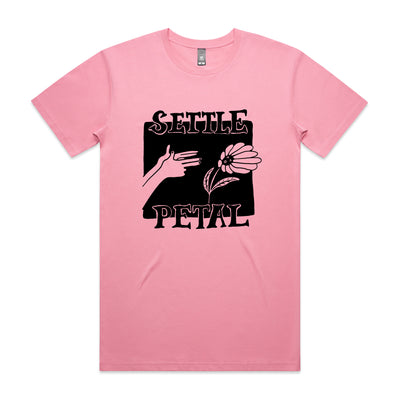 Settle Petal Tee by Lonely Kids Club. All clothing from our T-shirts to our shorts and hoodies are ethically made, and printed packed and shipped from Sydney.
