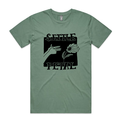 Settle Petal Tee by Lonely Kids Club. All clothing from our T-shirts to our shorts and hoodies are ethically made, and printed packed and shipped from Sydney.