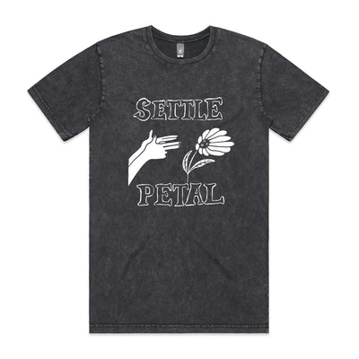 Settle Petal Tee by Lonely Kids Club. All clothing from our T-shirts to our shorts and hoodies are ethically made, and printed packed and shipped from Sydney.