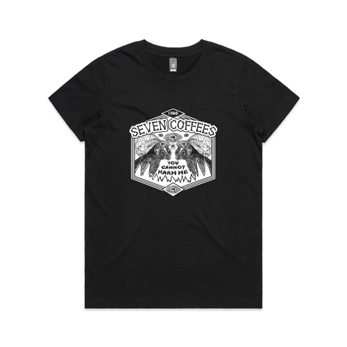 Seven Coffees Tee by Lonely Kids Club. All clothing from our T-shirts to our shorts and hoodies are ethically made, and printed packed and shipped from Sydney.