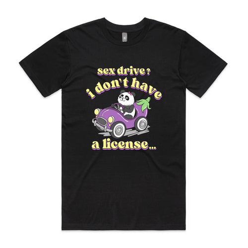 Sex Drive Tee by Lonely Kids Club. All clothing from our T-shirts to our shorts and hoodies are ethically made, and printed packed and shipped from Sydney.