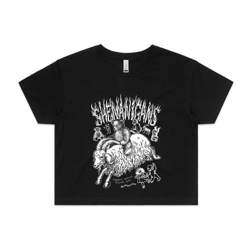 Shenanigans Tee by Lonely Kids Club. All clothing from our T-shirts to our shorts and hoodies are ethically made, and printed packed and shipped from Sydney.