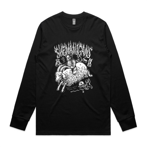 Shenanigans Tee by Lonely Kids Club. All clothing from our T-shirts to our shorts and hoodies are ethically made, and printed packed and shipped from Sydney.