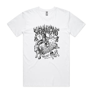 Shenanigans Tee by Lonely Kids Club. All clothing from our T-shirts to our shorts and hoodies are ethically made, and printed packed and shipped from Sydney.