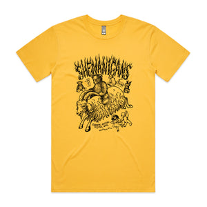 Shenanigans Tee by Lonely Kids Club. All clothing from our T-shirts to our shorts and hoodies are ethically made, and printed packed and shipped from Sydney.