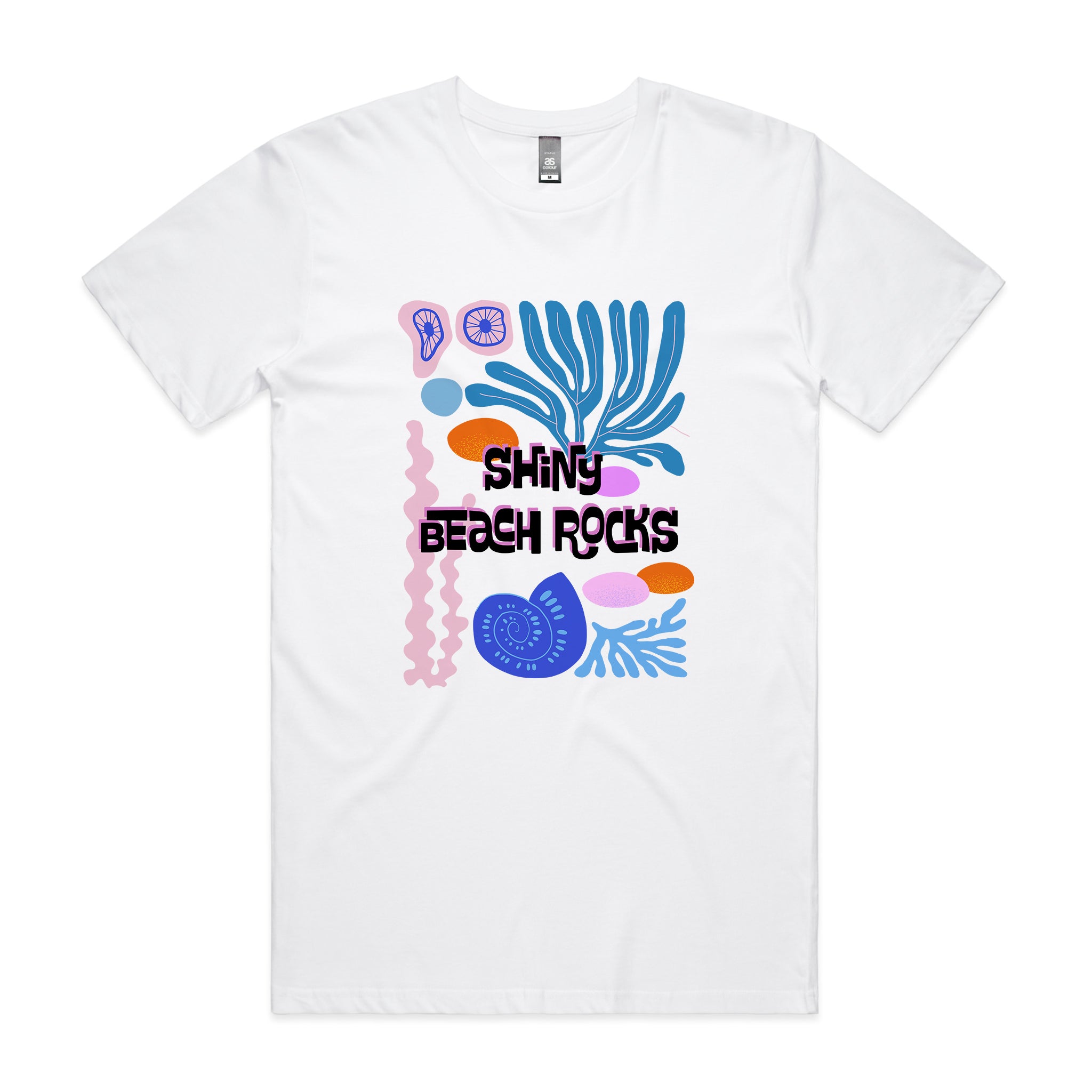 Shiny Beach Rocks Tee