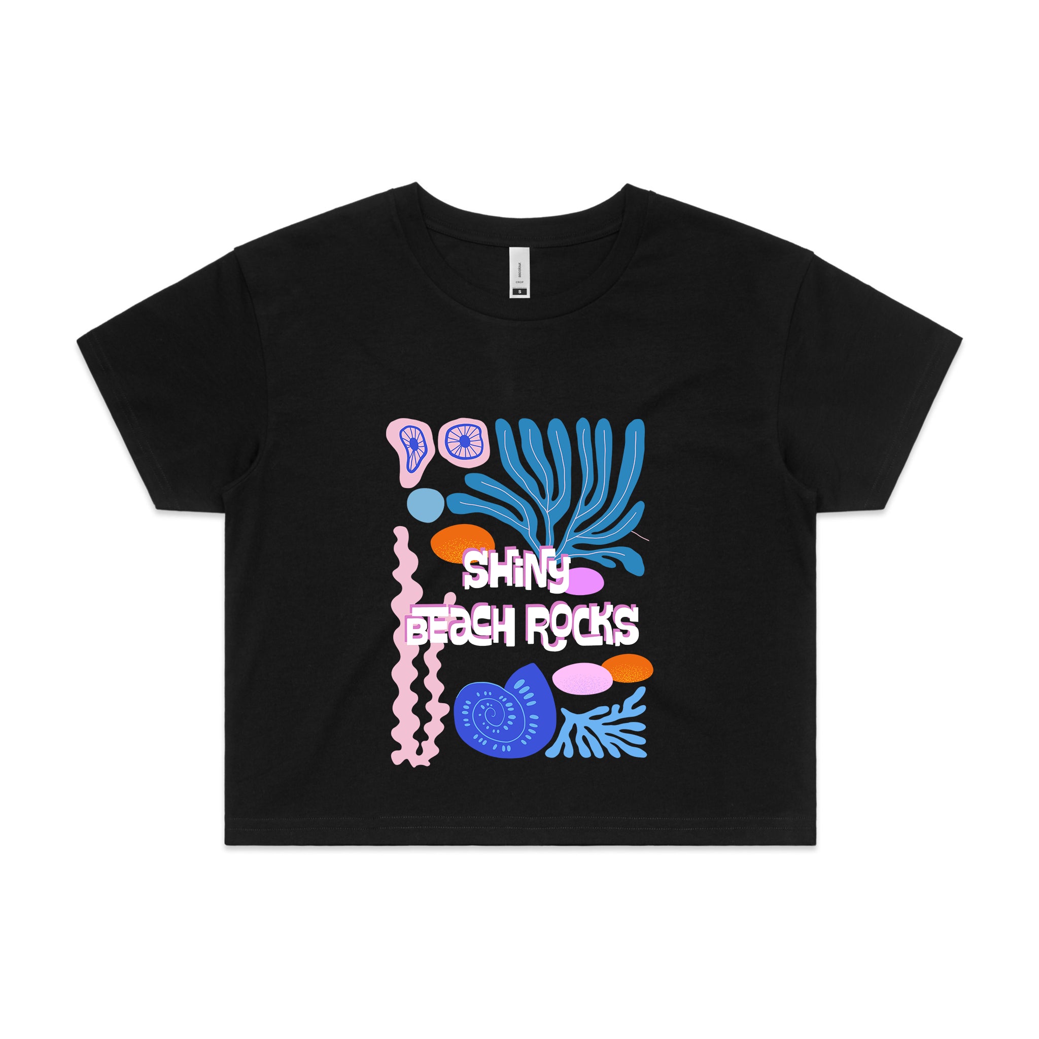 Shiny Beach Rocks Tee