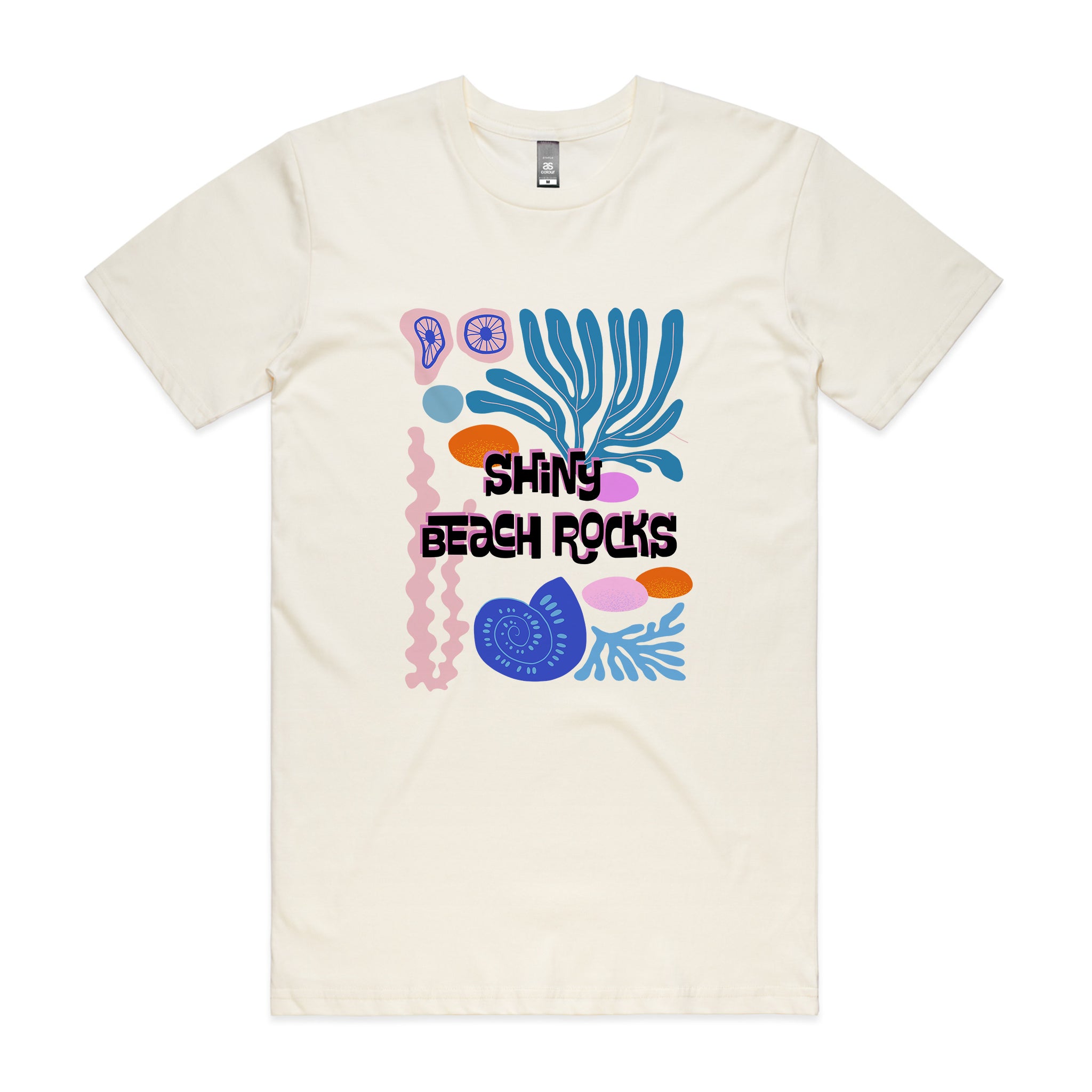 Shiny Beach Rocks Tee