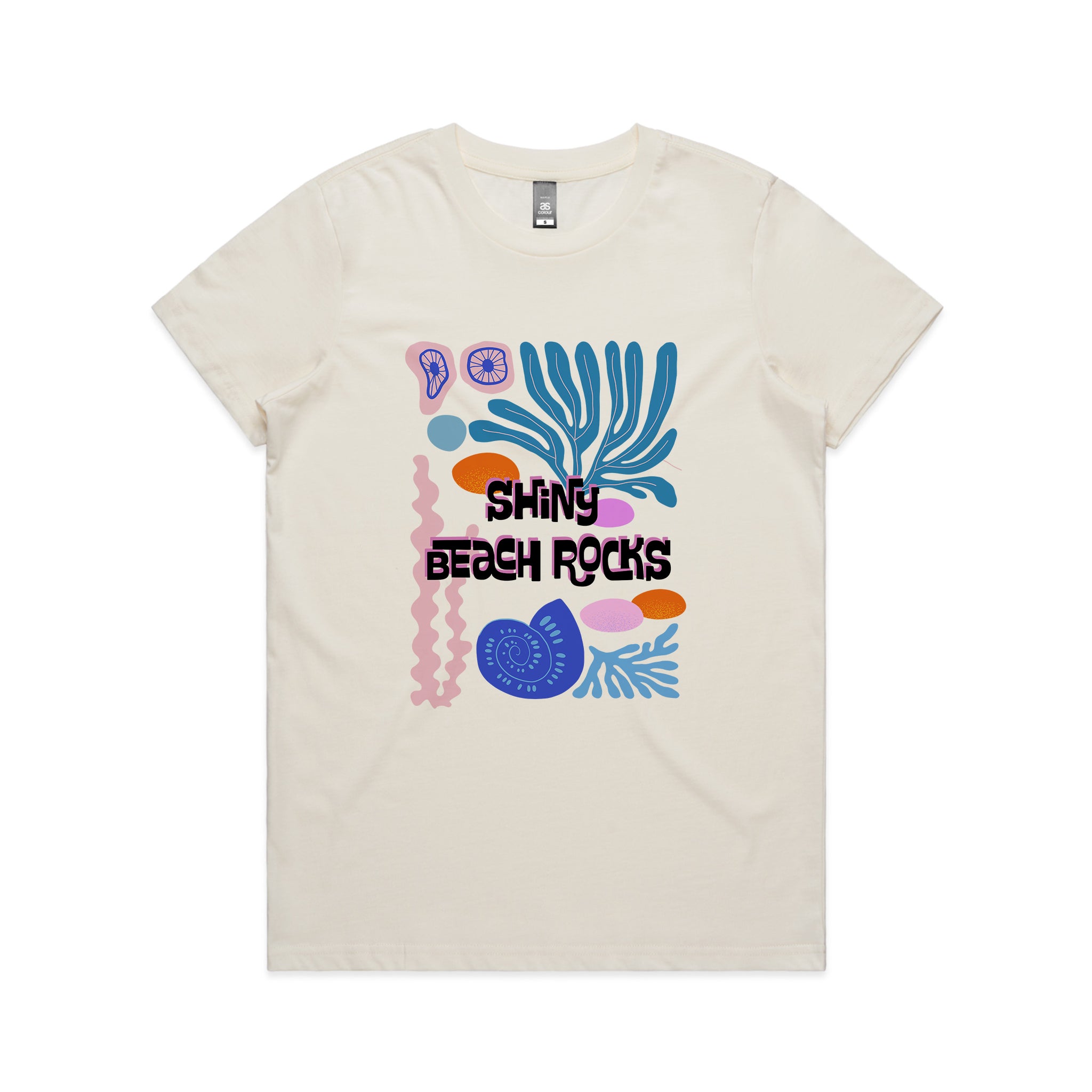 Shiny Beach Rocks Tee