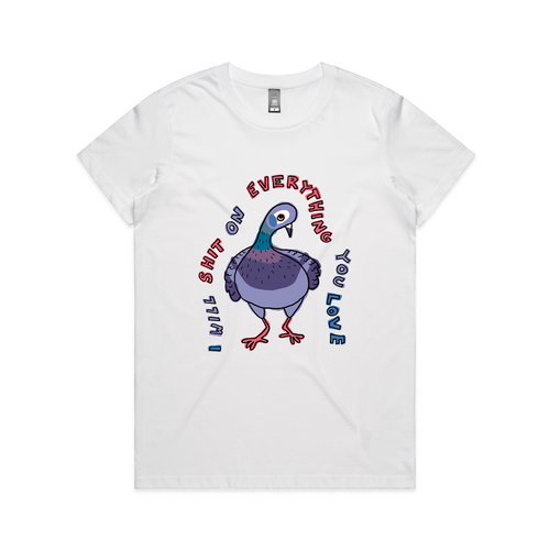 Shit On Everything Tee by Lonely Kids Club. All clothing from our T-shirts to our shorts and hoodies are ethically made, and printed packed and shipped from Sydney.