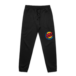 Burger Track Pants by Lonely Kids Club. All clothing from our T-shirts to our shorts and hoodies are ethically made, and printed packed and shipped from Sydney.
