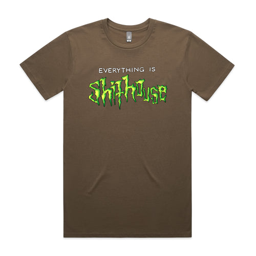 Shithouse Tee by Lonely Kids Club. All clothing from our T-shirts to our shorts and hoodies are ethically made, and printed packed and shipped from Sydney.