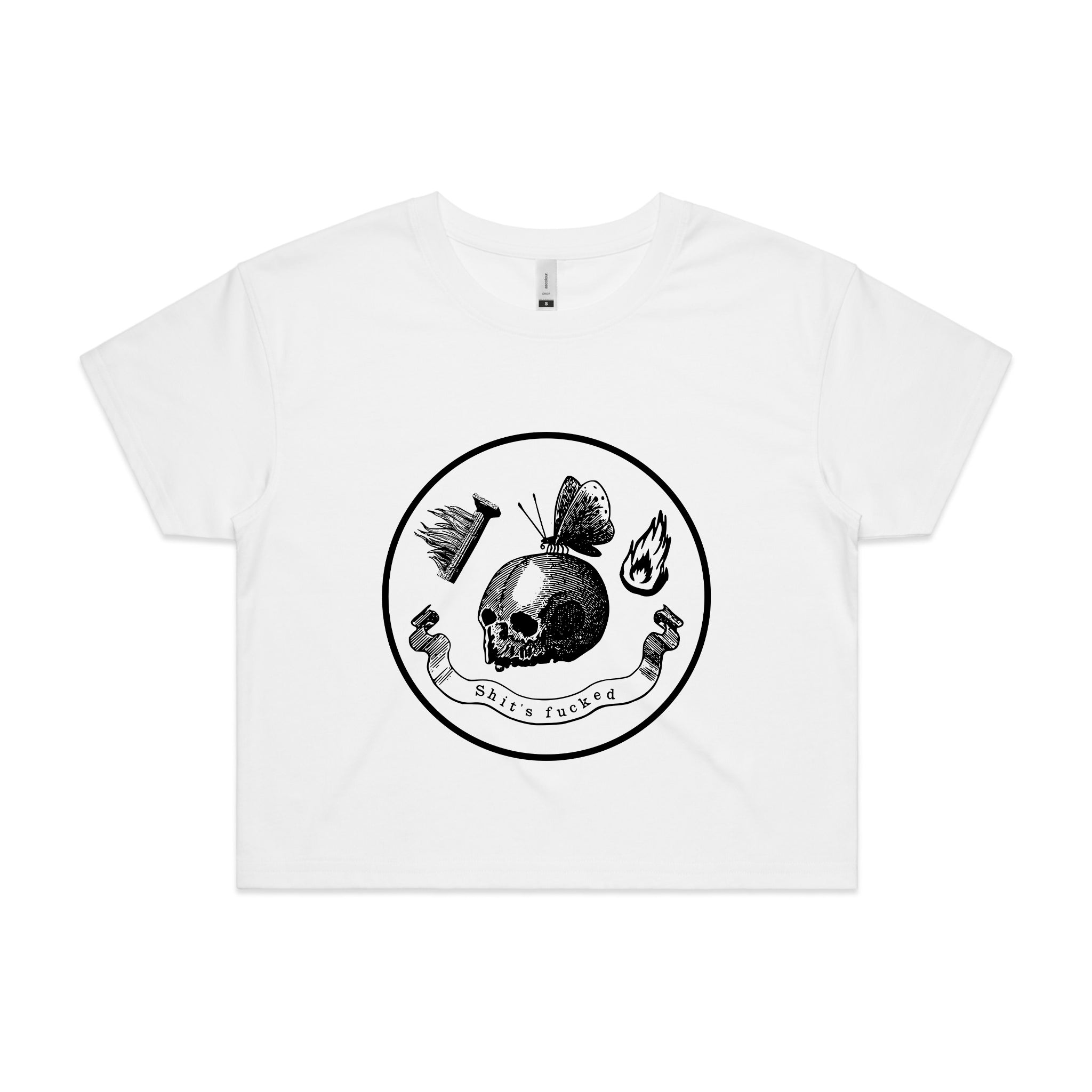 Shit's Fucked Skull Tee