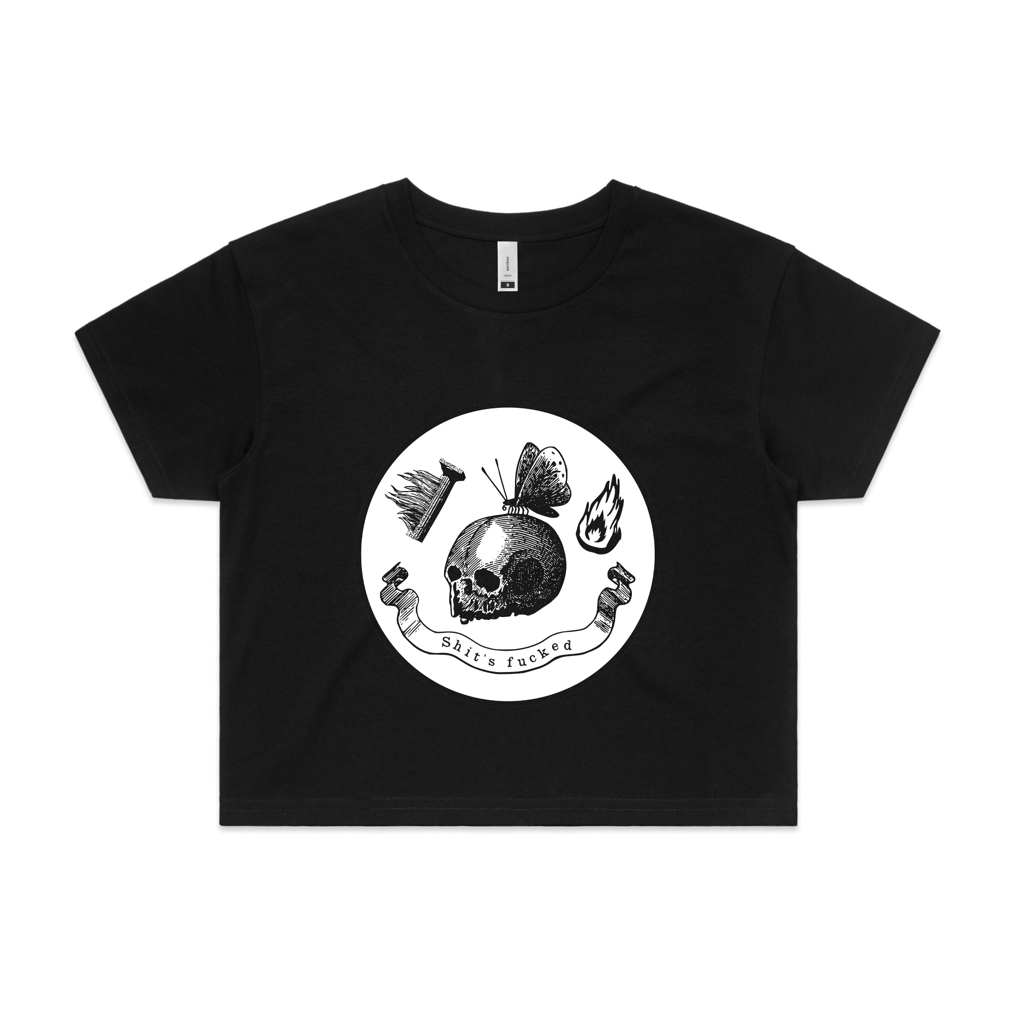 Shit's Fucked Skull Tee