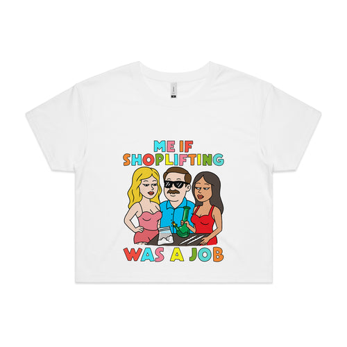 Shoplifting Tee by Lonely Kids Club. All clothing from our T-shirts to our shorts and hoodies are ethically made, and printed packed and shipped from Sydney.