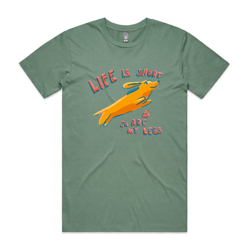 Short Legs Tee by Lonely Kids Club. All clothing from our T-shirts to our shorts and hoodies are ethically made, and printed packed and shipped from Sydney.