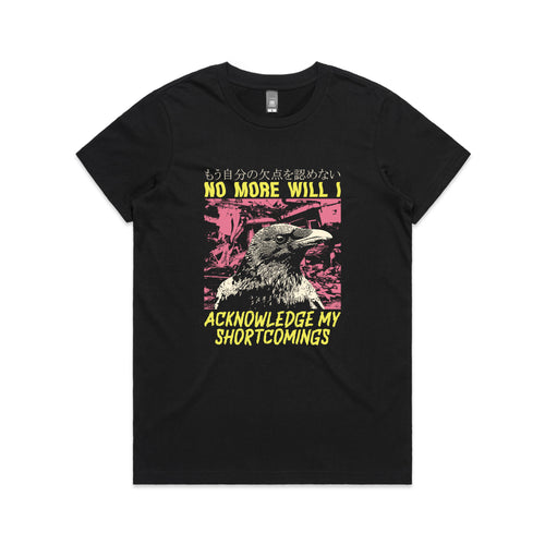 Shortcomings Tee by Lonely Kids Club. All clothing from our T-shirts to our shorts and hoodies are ethically made, and printed packed and shipped from Sydney.