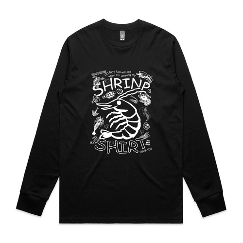 Shrinp Tee by Lonely Kids Club. All clothing from our T-shirts to our shorts and hoodies are ethically made, and printed packed and shipped from Sydney.