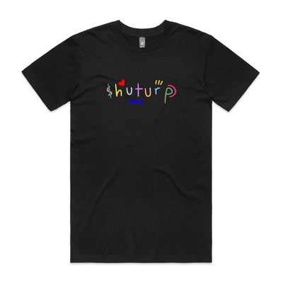 Shuturp Tee by Lonely Kids Club. All clothing from our T-shirts to our shorts and hoodies are ethically made, and printed packed and shipped from Sydney.