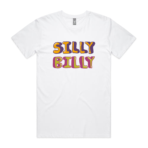 Silly Billy Tee by Lonely Kids Club. All clothing from our T-shirts to our shorts and hoodies are ethically made, and printed packed and shipped from Sydney.