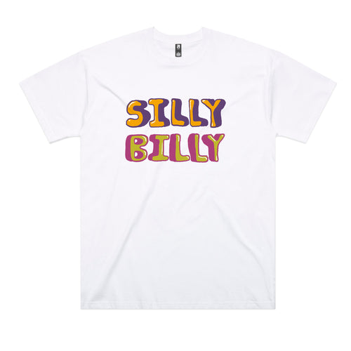 Silly Billy Tee by Lonely Kids Club. All clothing from our T-shirts to our shorts and hoodies are ethically made, and printed packed and shipped from Sydney.