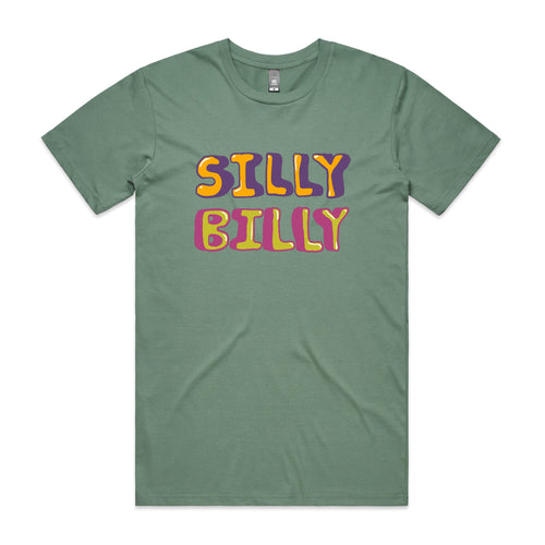 Silly Billy Tee by Lonely Kids Club. All clothing from our T-shirts to our shorts and hoodies are ethically made, and printed packed and shipped from Sydney.