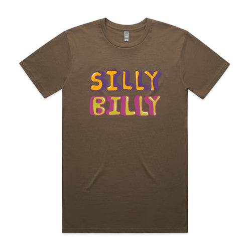 Silly Billy Tee by Lonely Kids Club. All clothing from our T-shirts to our shorts and hoodies are ethically made, and printed packed and shipped from Sydney.