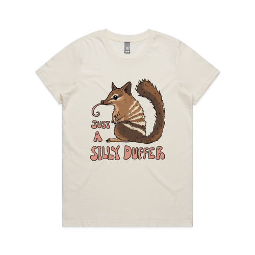 Silly Duffer Tee by Lonely Kids Club. All clothing from our T-shirts to our shorts and hoodies are ethically made, and printed packed and shipped from Sydney.