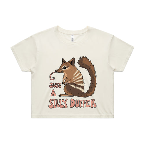 Silly Duffer Tee by Lonely Kids Club. All clothing from our T-shirts to our shorts and hoodies are ethically made, and printed packed and shipped from Sydney.