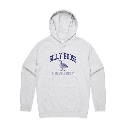 Silly Goose University Hoodie by Lonely Kids Club. All clothing from our T-shirts to our shorts and hoodies are ethically made, and printed packed and shipped from Sydney.