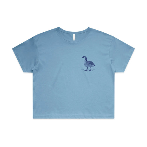 Goose Logo Tee by Lonely Kids Club. All clothing from our T-shirts to our shorts and hoodies are ethically made, and printed packed and shipped from Sydney.