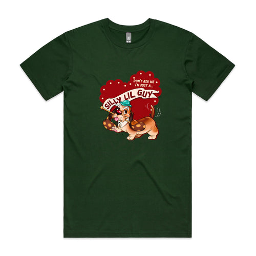 Silly Lil Guy Tee by Lonely Kids Club. All clothing from our T-shirts to our shorts and hoodies are ethically made, and printed packed and shipped from Sydney.