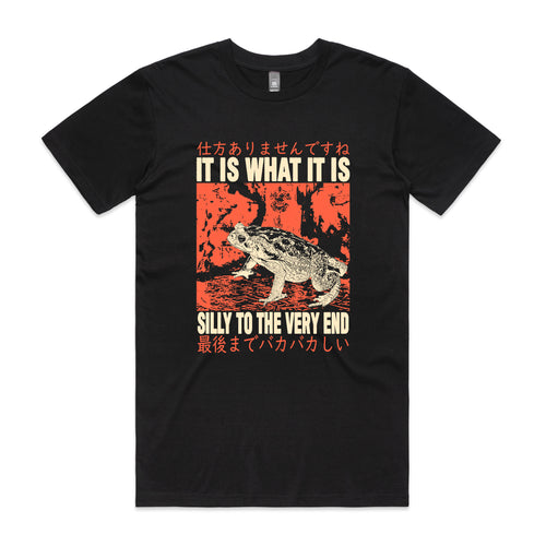 Silly To The Very End Tee by Lonely Kids Club. All clothing from our T-shirts to our shorts and hoodies are ethically made, and printed packed and shipped from Sydney.