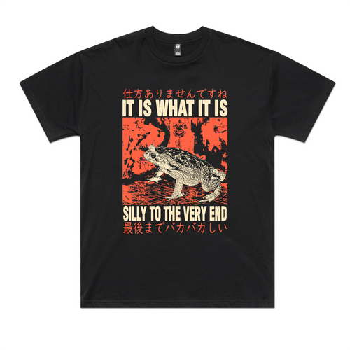 Silly To The Very End Tee by Lonely Kids Club. All clothing from our T-shirts to our shorts and hoodies are ethically made, and printed packed and shipped from Sydney.