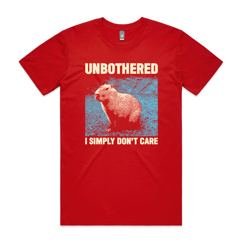 Simply Don't Care Tee by Lonely Kids Club. All clothing from our T-shirts to our shorts and hoodies are ethically made, and printed packed and shipped from Sydney.