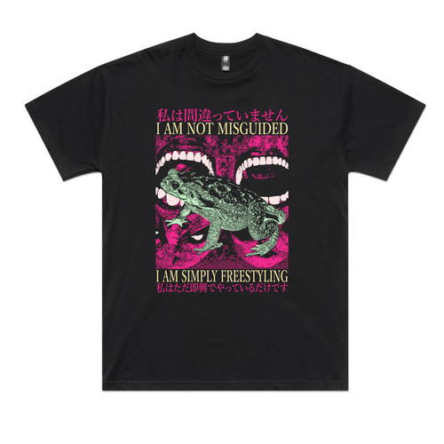 Simply Freestyling Tee by Lonely Kids Club. All clothing from our T-shirts to our shorts and hoodies are ethically made, and printed packed and shipped from Sydney.