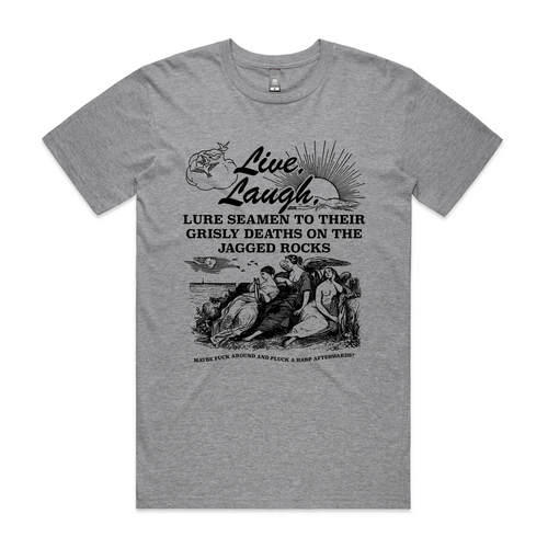 Sirens Tee by Lonely Kids Club. All clothing from our T-shirts to our shorts and hoodies are ethically made, and printed packed and shipped from Sydney.