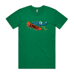 Skating Sloth Tee by Lonely Kids Club. All clothing from our T-shirts to our shorts and hoodies are ethically made, and printed packed and shipped from Sydney.