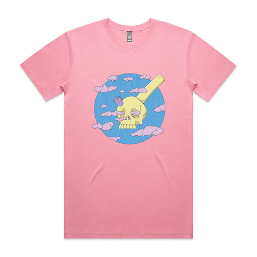 Skelebong Tee by Lonely Kids Club. All clothing from our T-shirts to our shorts and hoodies are ethically made, and printed packed and shipped from Sydney.