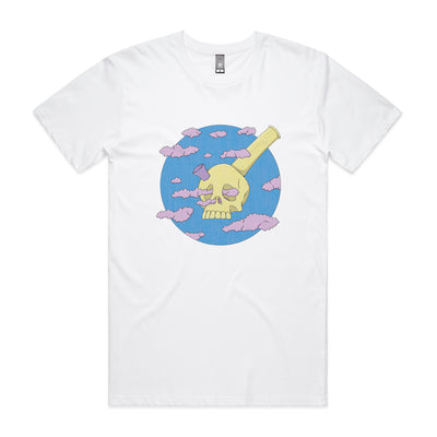 Skelebong Tee by Lonely Kids Club. All clothing from our T-shirts to our shorts and hoodies are ethically made, and printed packed and shipped from Sydney.