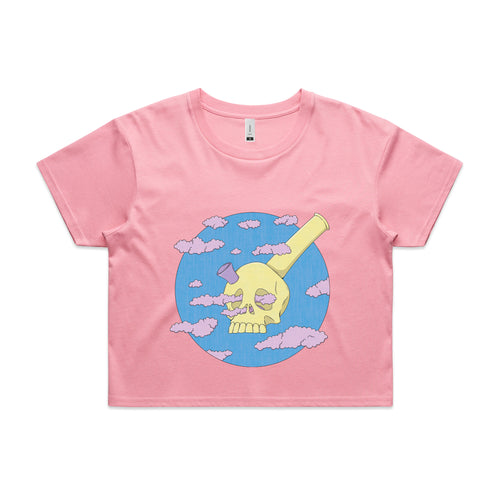 Skelebong Tee by Lonely Kids Club. All clothing from our T-shirts to our shorts and hoodies are ethically made, and printed packed and shipped from Sydney.