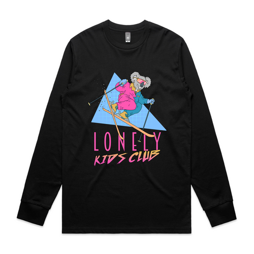 Skiing Koala Tee by Lonely Kids Club. All clothing from our T-shirts to our shorts and hoodies are ethically made, and printed packed and shipped from Sydney.