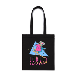 Skiing Koala Tote by Lonely Kids Club. All clothing from our T-shirts to our shorts and hoodies are ethically made, and printed packed and shipped from Sydney.