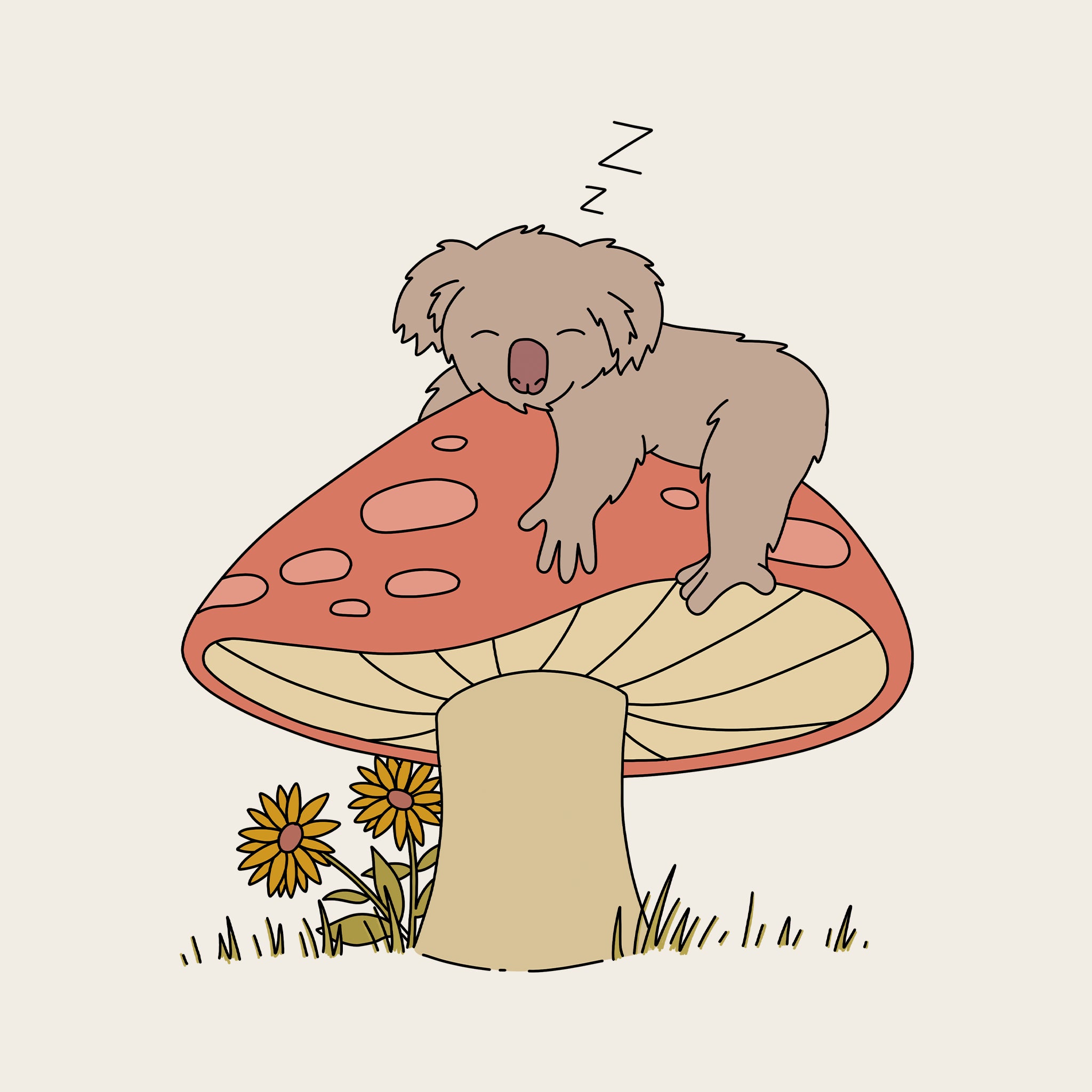 Sleeping Koala Tee