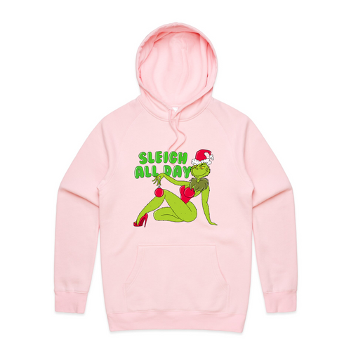 Sleigh All Day Hoodie by Lonely Kids Club. All clothing from our T-shirts to our shorts and hoodies are ethically made, and printed packed and shipped from Sydney.