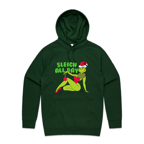 Sleigh All Day Hoodie by Lonely Kids Club. All clothing from our T-shirts to our shorts and hoodies are ethically made, and printed packed and shipped from Sydney.